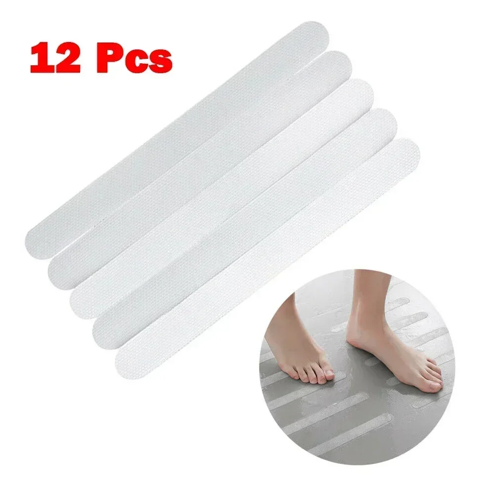 12/20PCS Anti-slip Strips Round Non Slip Stickers Shower Strips Pad Floor Safety Tape Bathroom Renovation DIY Parts