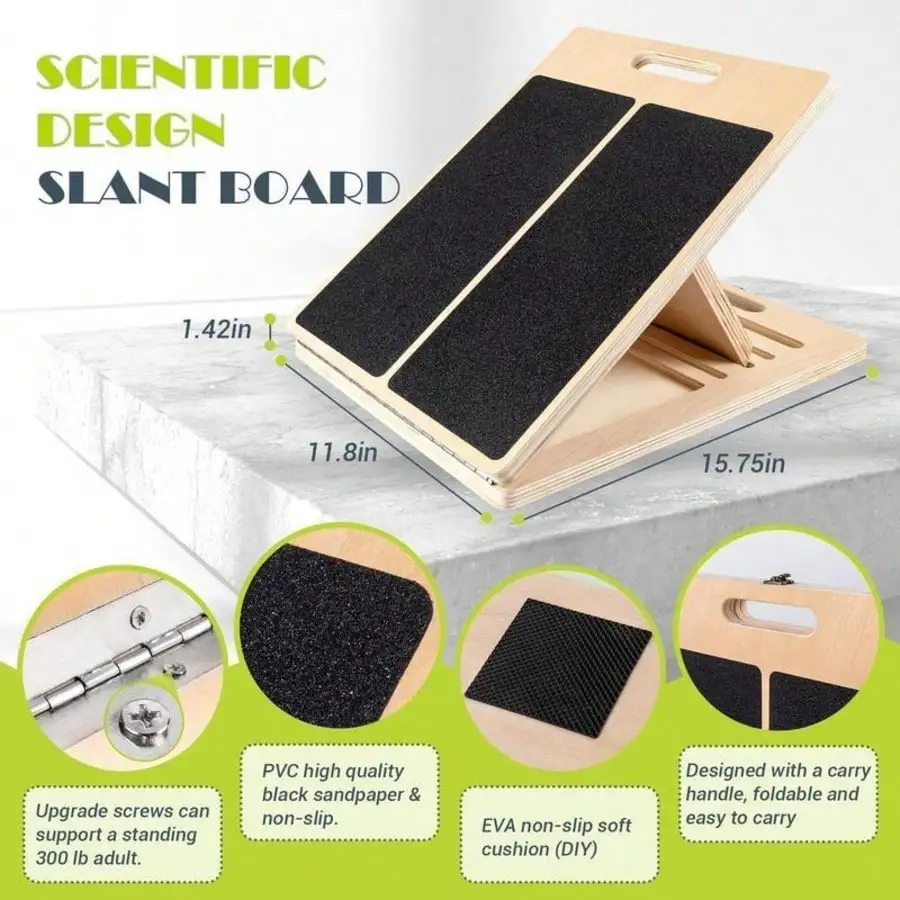 Adjustable Wooden Slant Board 5