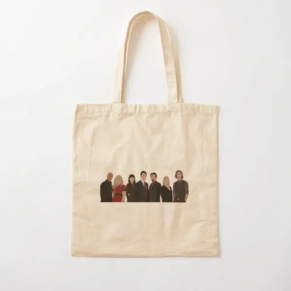 The Bau Cotton  Canvas Bag Fashion Reusable Designer Grocery Casual Unisex Women Shopper Fabric Printed Handbag Travel Foldable