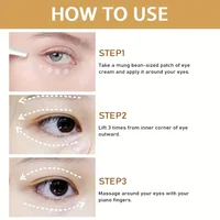Crème pour les yeux au collagène, soin Anti-cernes, sacs pour les yeux, raffermissant, hydratant, soin pour les yeux 6