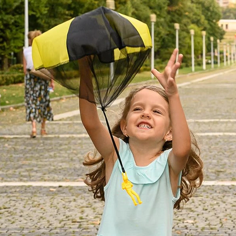 Giocattolo Paracadute da Lanciare a Mano per Bambini, Mini Soldato Volante con Paracadute Mimetico, Giochi Sportivi all'Aperto, Giocattoli Educativi per Bambini  26