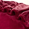 WOSTAR Warm winter plush fitted sheet elastic mattress cover fluffy coral fleece bed linen luxury double bed velvet protector 3