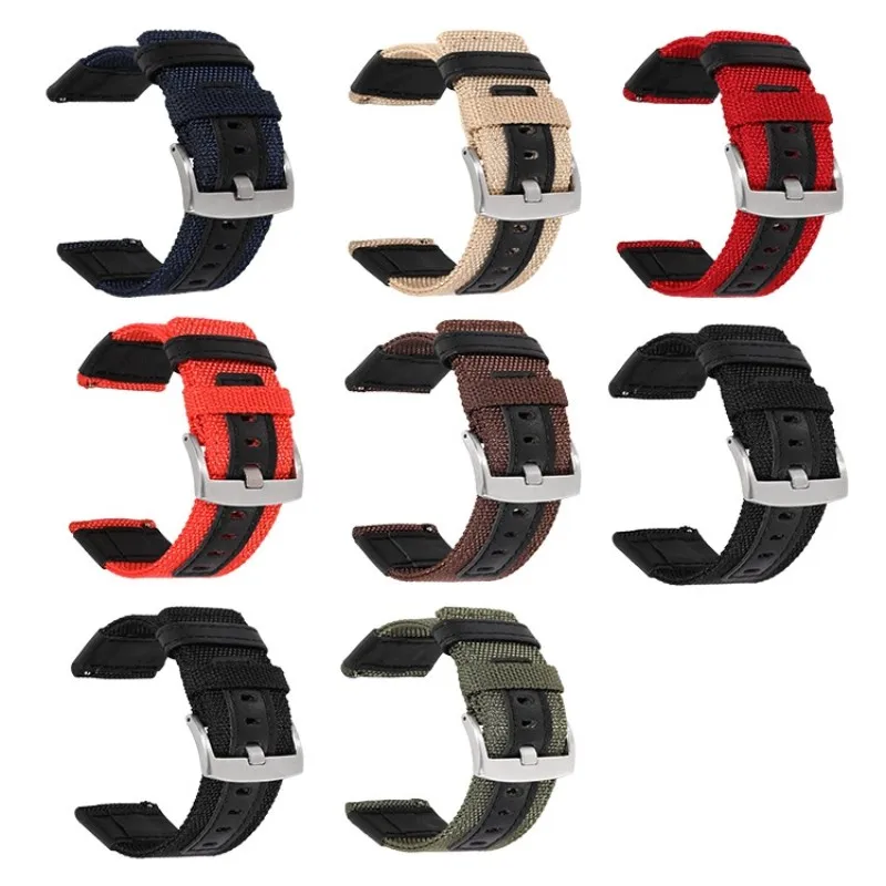 Quick Release Nylon Sport Watch Strap – Universal Wristband Accessory with Tool