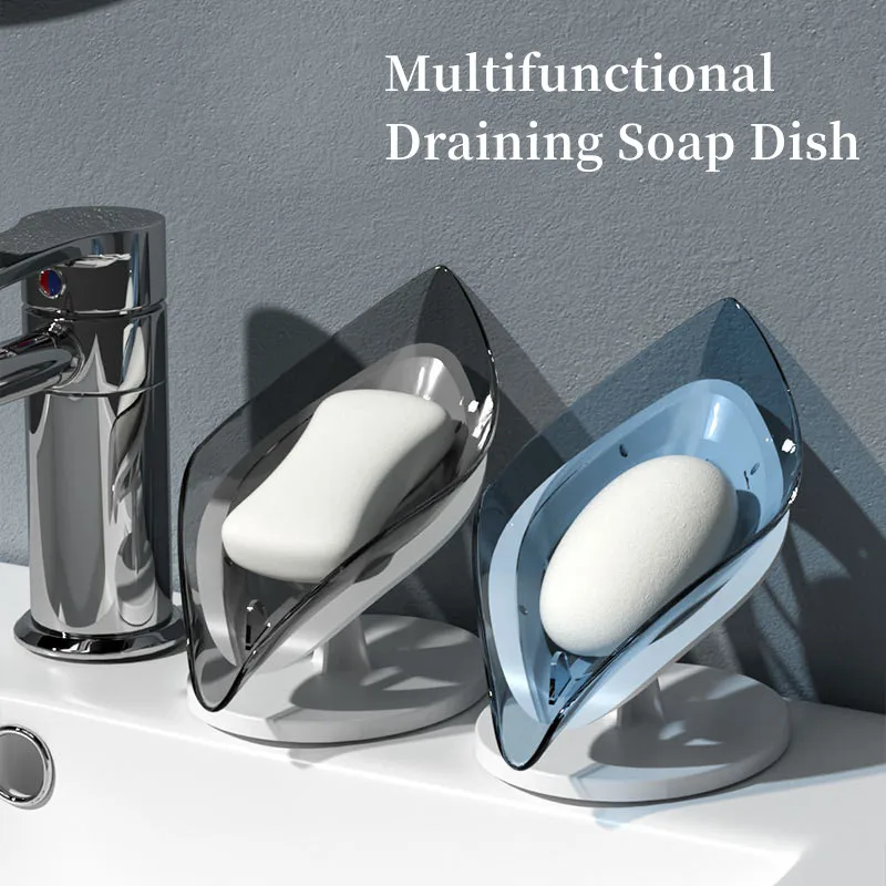 Other home living soap dish holder leaf soap box creative bathroom