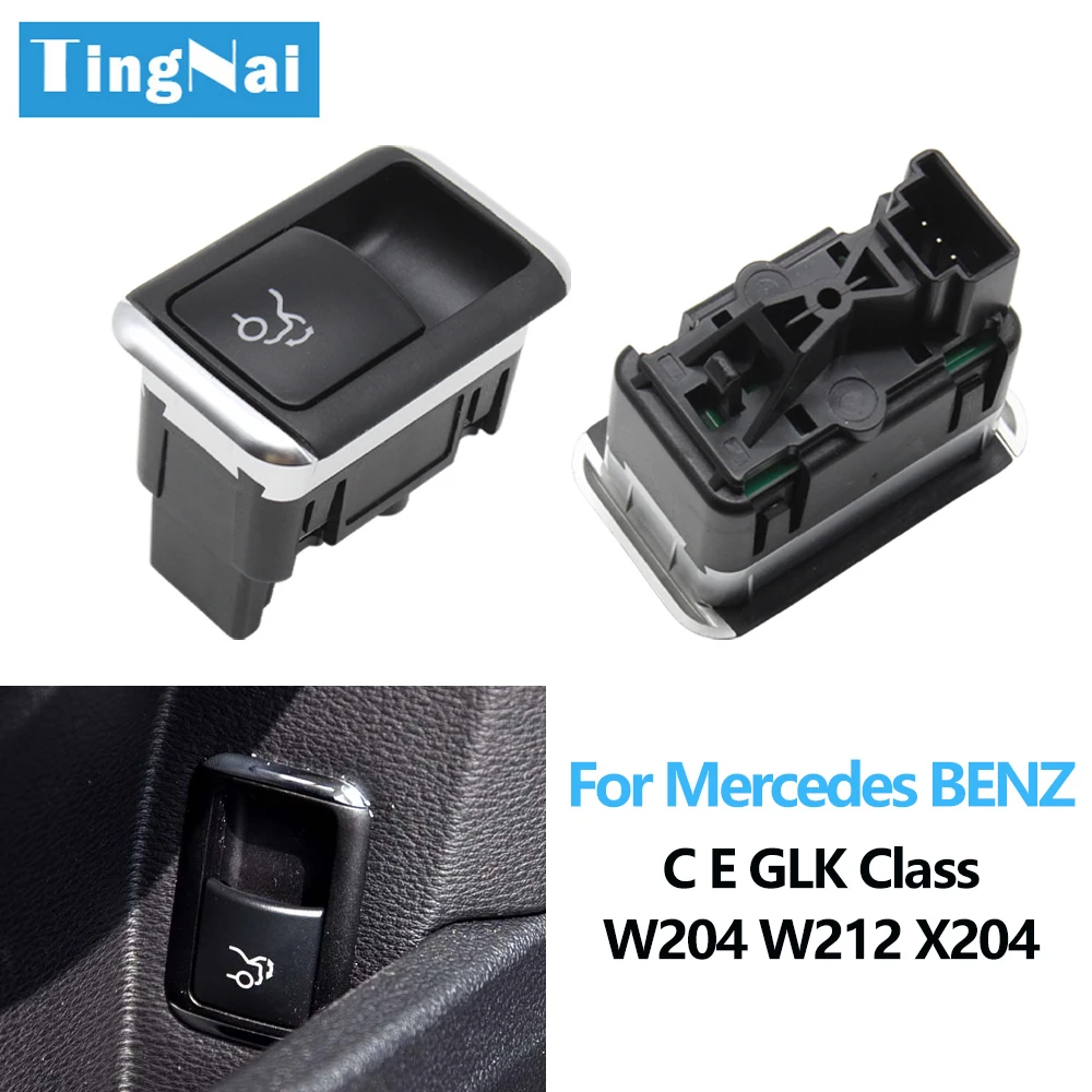 Car Rear Tailgate Trunk Release Switch Button Open For Mercedes BENZ C E GLK204 Class W204 W212