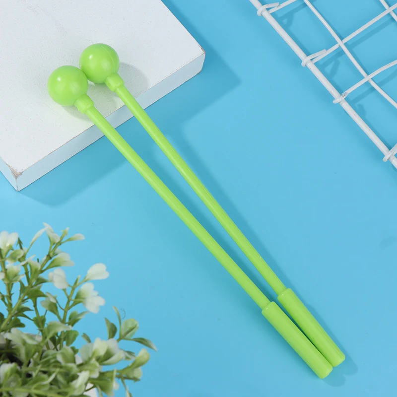 2Pcs Percussion Drum Sticks Schlägel Drumsticks Erwachsene Kinder Stick Mallet Kunststoff Instrument kinder Spielzeug Zubehör – Detail 16