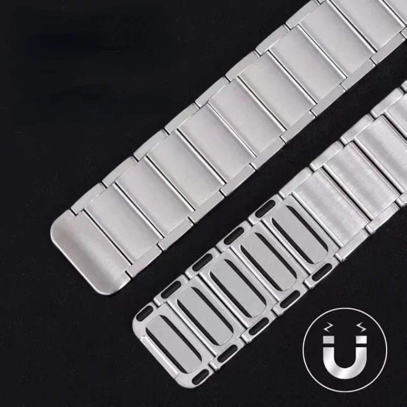 22mm Metal Magnetic Strap for Samsung Watch 3/Gear S3/Huawei Watch 3/4/GT2 Stainless Steel Titanium Bracelet Amazfit GTR 3 Band
