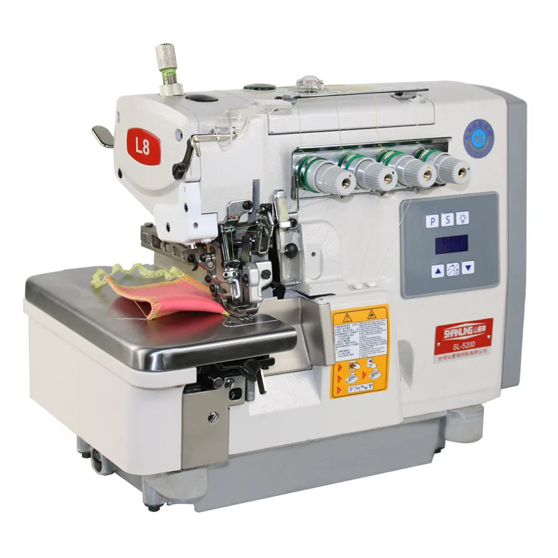 Threeline Automatic Computer Direct Drive Overlock Sewing Machine