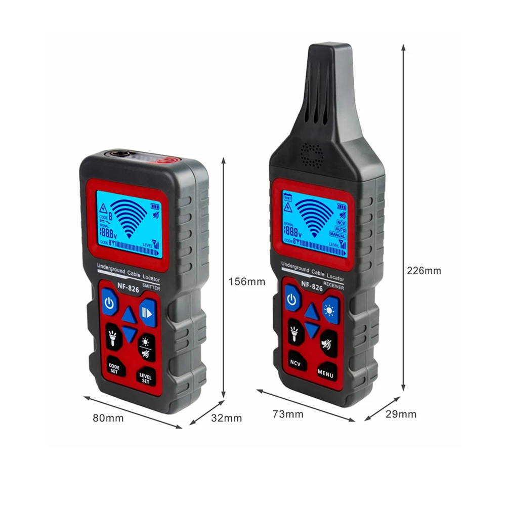 Cable And Network Tester NF-826 High Voltage Wire Tracker Portable