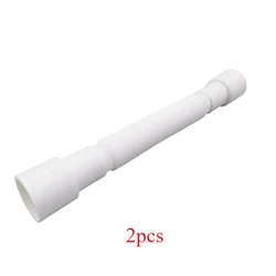 Adjustable Kitchen Sink Drain Pipe, Flexible & Extendable (2pcs)