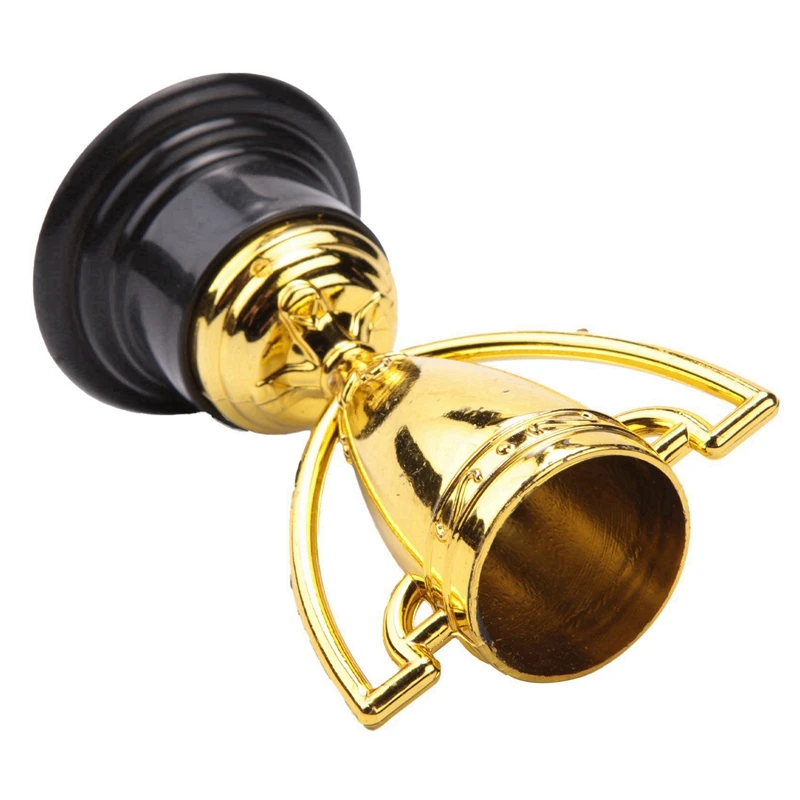 

80Pcs Golden Award Trophy Cups Plastic Gold Trophies Mini Awards And Trophies Kids Classroom School Rewards Sports