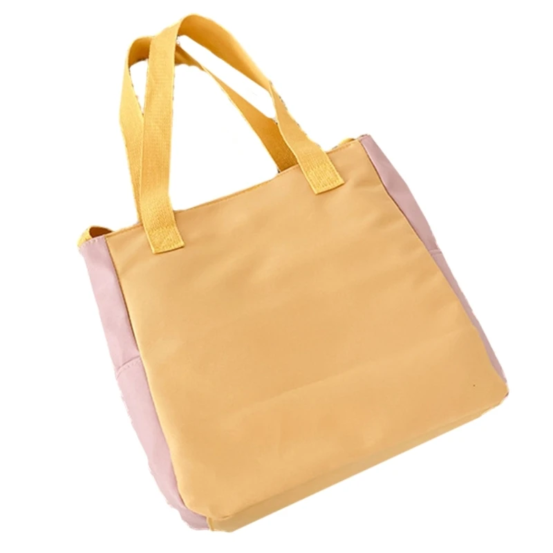 Stylish Canvas Handbag Shoulder Crossbody Bag Large Capacity Tote Bags E74B