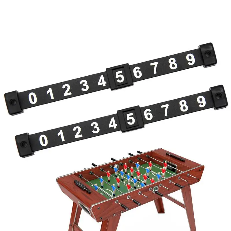 2 Pieces Foosball Counter Scoring Units 10 Numbers for Football Mini Scoring Accessories Tables Scoreboard