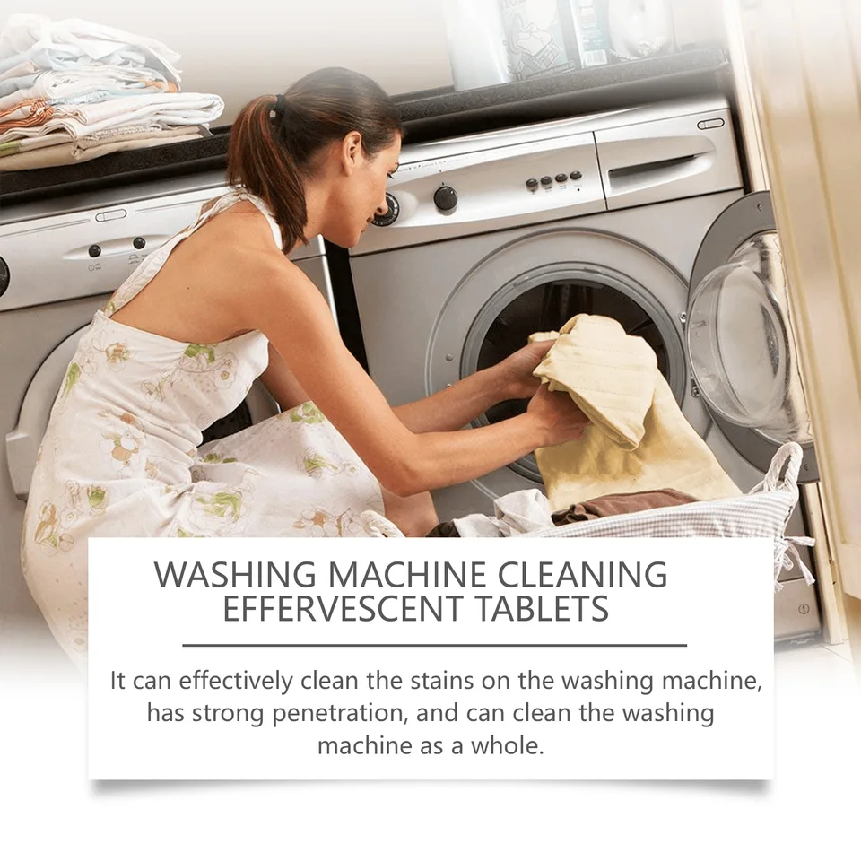 Effervescent Cleaning Tablets for Washing Machines