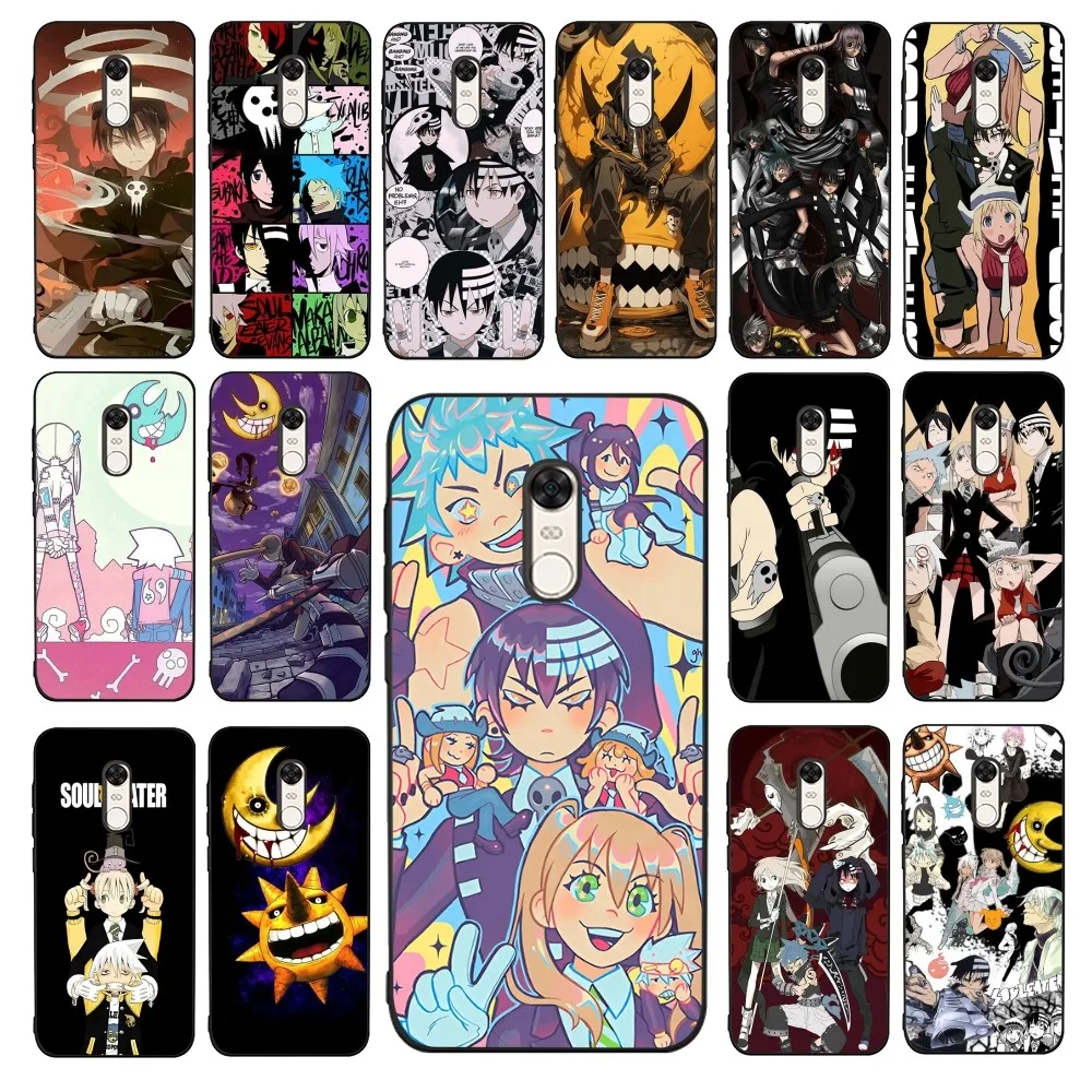 

Soul Eater Phone Case For Redmi 5 6 7 8 9 10 plus pro 6 7 8 9 A GO K20 K30 K40 pro plus F3 Fundas