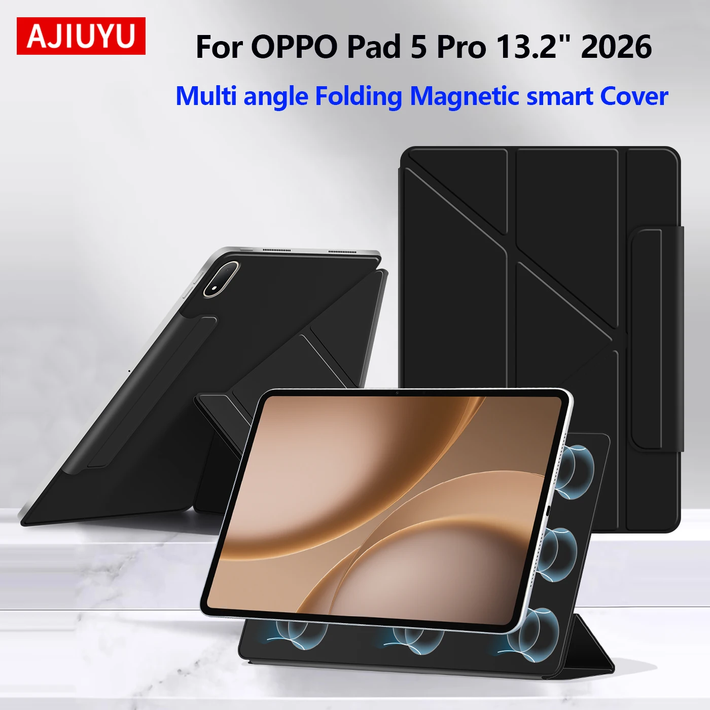 Smart Cover for 13.2 Y Fold Tablet - Tri-fold Flip Magnetic Case
