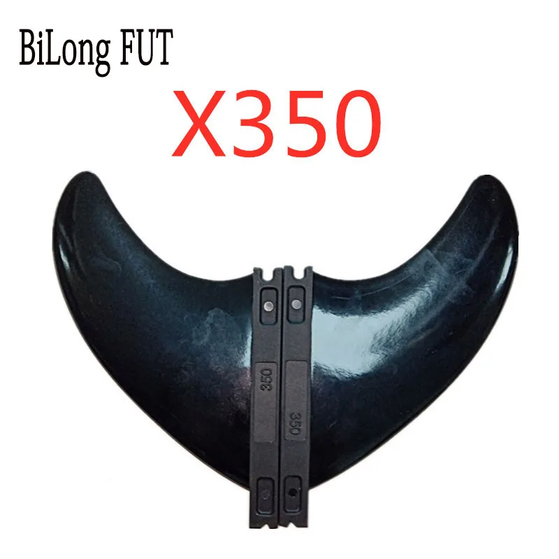 2PCS Depth 3.5 Inch For BiLong FUT Box Surfboard Fin X350 Two Rear Fins Fiberglass + Nylon Surfing Fins Bodyboard Wakeboard