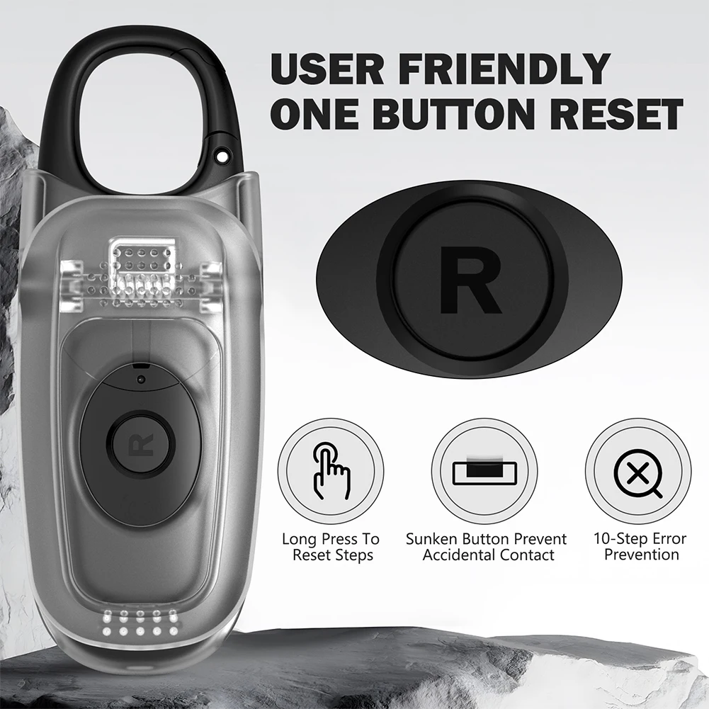 3D Pedometer Portable Digital Pedometer Accurate Step Tracker Electronic Outdoor Sports 3d pedometer