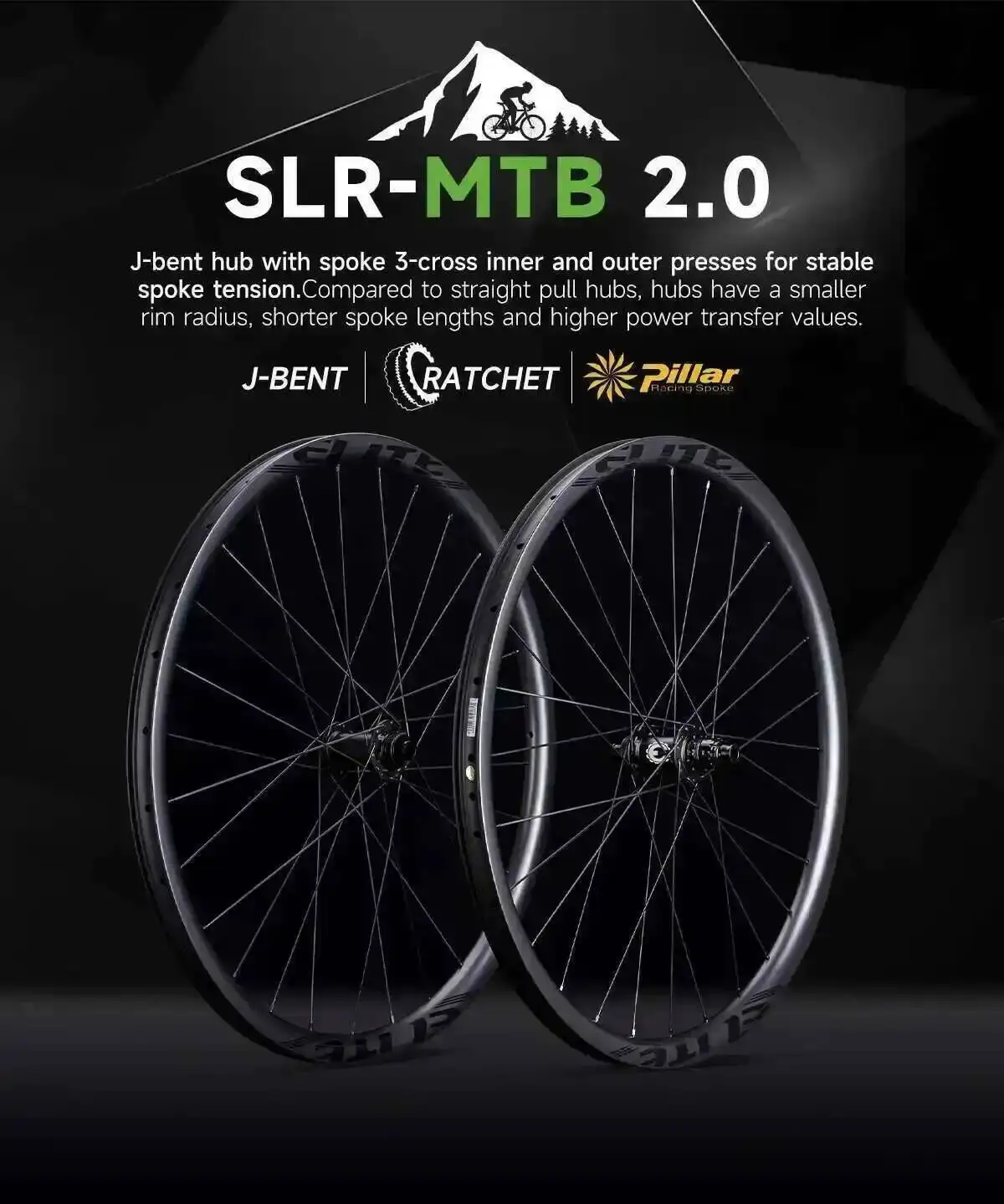 Rodas ELITEWHEELS 29er SLR MTB 2.0