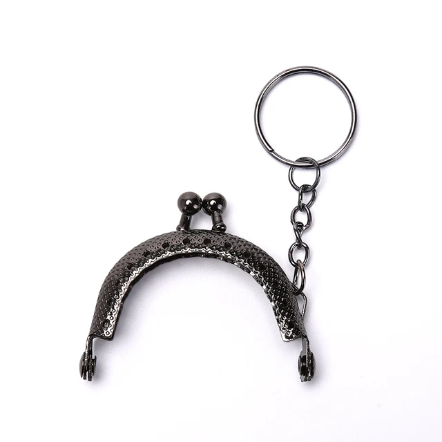 10pcs Purse Frame Bag Clasp Lock Metal Keyring Charm Arch Frame Coin Purse  Clasp