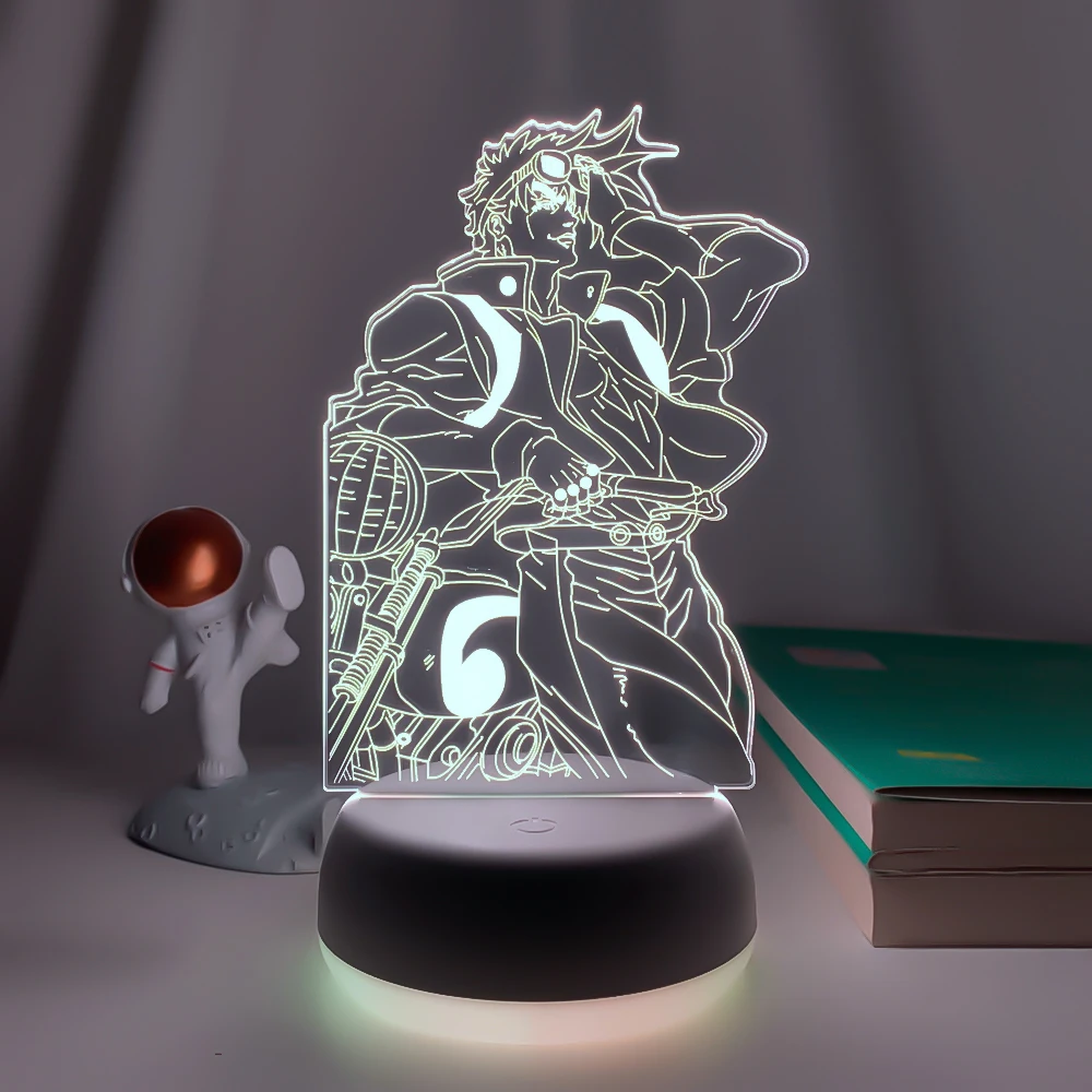 Anime 3d Lamp JoJo Bizarre Adventure figure for Bedroom Decor Light Birthday Gift Manga Jojo Led Night Light Joseph Joestar nursery night light