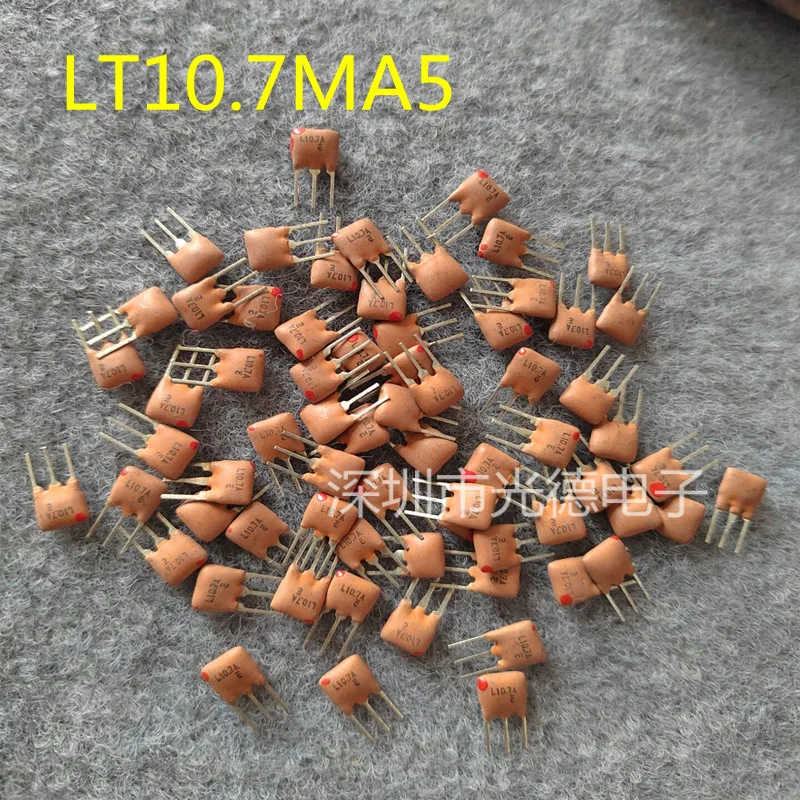 50PCS/ 10.7M ceramic filter universal economical LT10.7MA5/SFE10.7MA5 3 feet bandwidth 280K ceramic filter