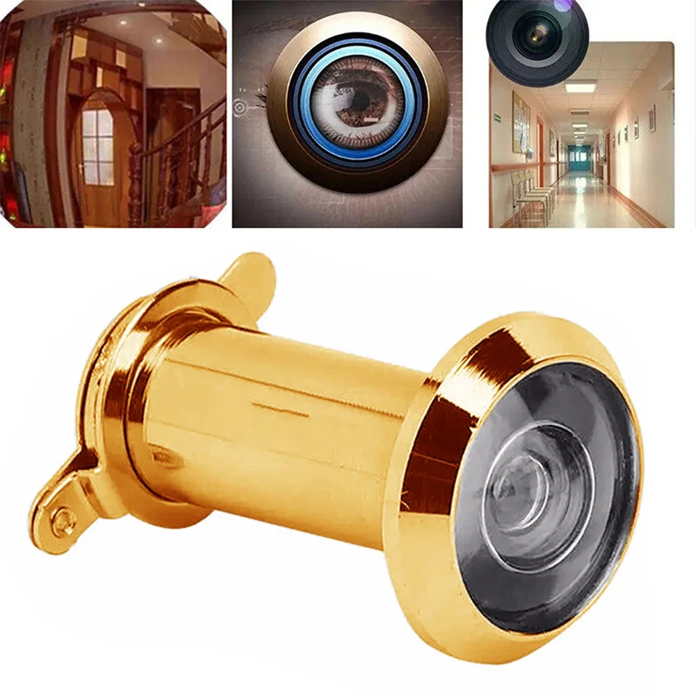 220 Degree Door Peephole Viewer Wide Angle Eye Sight Hole Glass Lens Door Camera Bell Outdoor Monitor