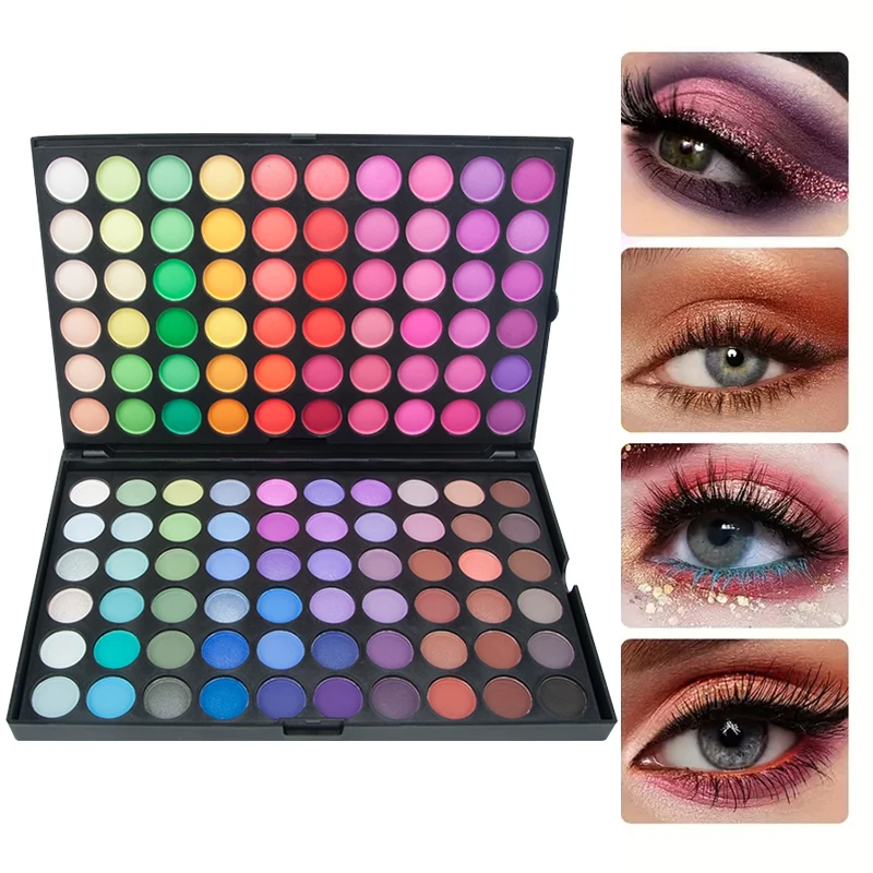 120 Color Eyeshadow Palette Glitter Matte Shimmer Finishes Eye shadow Palette Colorful High Pigment Eyes Makeup Palette for Part 4 120 Color Eyeshadow Palette Glitter Matte Shimmer Finishes Eye shadow Palette Colorful High Pigment Eyes Makeup Palette for Part 4