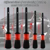 Car Detailing Brush Set The Ultimate Auto Cleaning Kit for Vents Gaps Maintenance Car Air Outlet Detail Clearance Brush 4