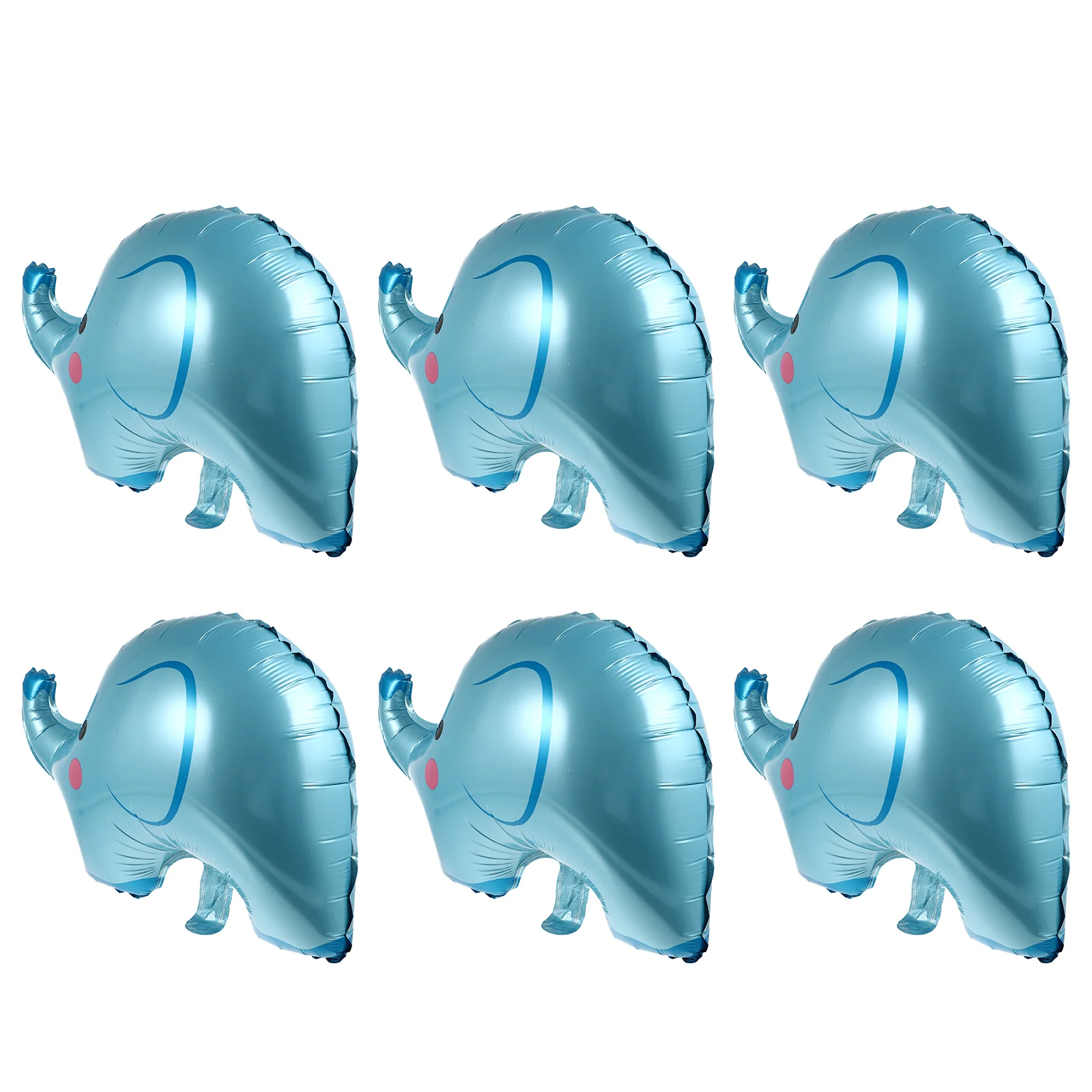 

6 Pcs Cartoon Elephant Aluminum Film Balloon Baby Boy Balloons Prom Foil Party Favor