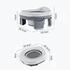 3 in 1 Travel Toilet Seat Foldable Children Potty with Bags Baby Pot Portable Silicone Baby Potty Training Toilet Seat for Kids 5