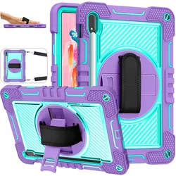 Heavy Duty Kids Tablet Case with Rotating Handle and Shoulder Strap for S9 Plus(12.4)SM-X810 (PP AQ)