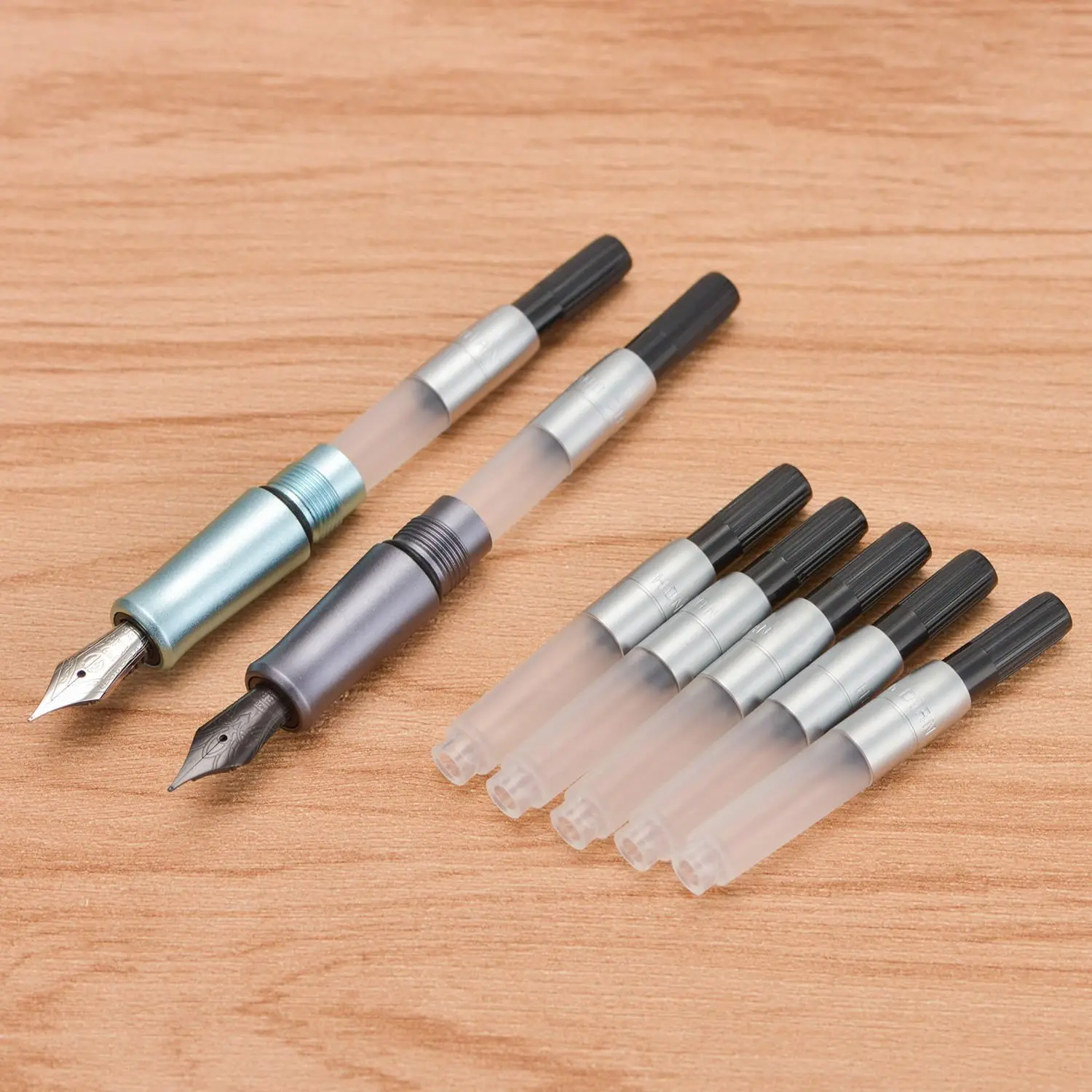 Hongdian Fountain Pen Ink Converter – Pack Of 5, 3.4mm Bore Diameter For Use With Bottled Ink