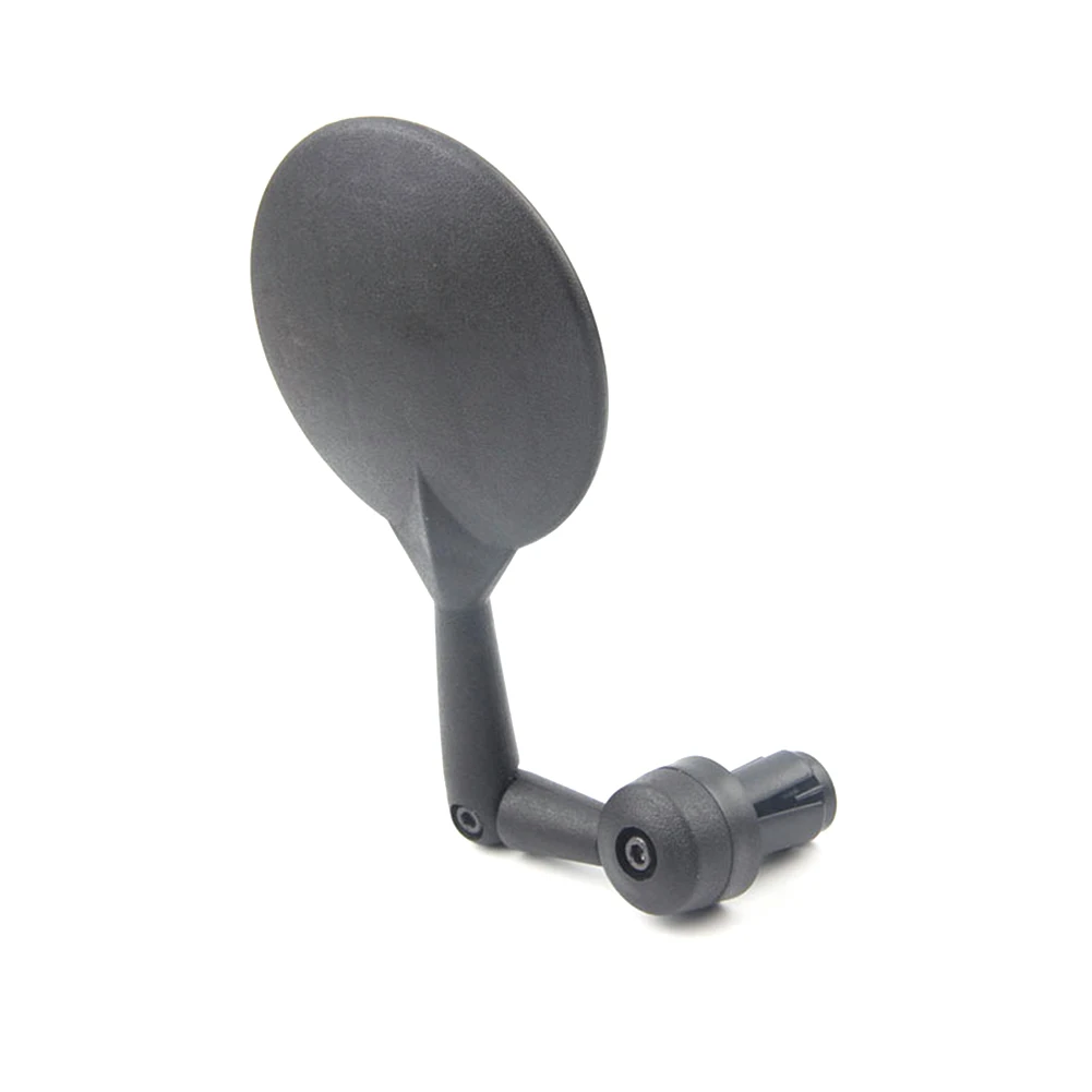 1pc Bicycle Handlebar End Mirror 360 Rotatable Round Bike Side Rearview Mirror