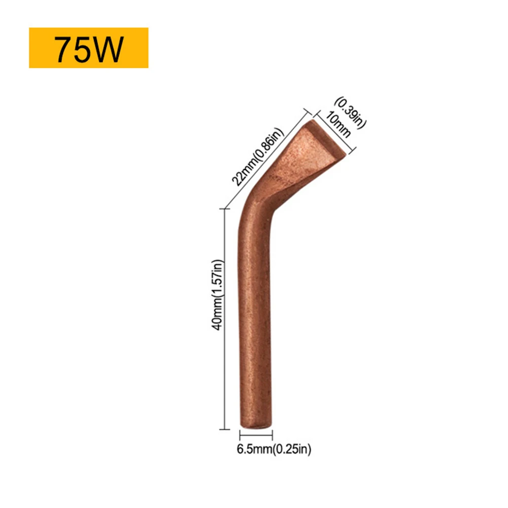 

75-200W Soldering Iron Tip Electric Soldering Iron External Heat High Power Welding Tips Head Soldering Accessories