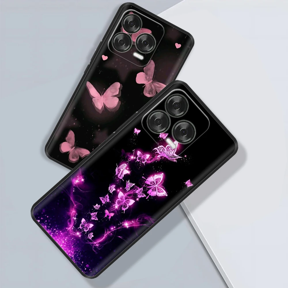 Colorful Flowers Pattern Soft TPU Silicone Phone Case Cover