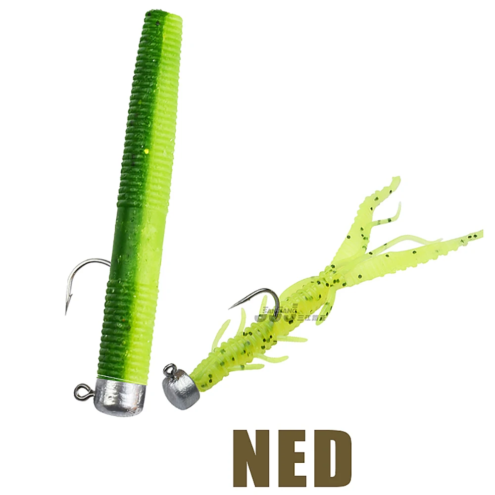 NED Fishing Hook 2.5g/3.5g/5g/7g Jig Head 5PCS Stainless Steel Soft Worm  Fishhook Carp Bass Pesca Fishing Tackle - AliExpress