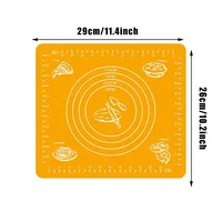 Kneading Dough Mat Silicone Baking Mat Pizza Dough Maker Pastry Kitchen Cooking Gadgets Bakeware Table Mat Pad Baking Sheet 6