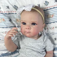 MRB 18 Inch Bettie Full Body Vinyl Girl Washable Reborn Baby Doll With Painted Lifelike Hair Bebe Reborn Christmas Toys 4