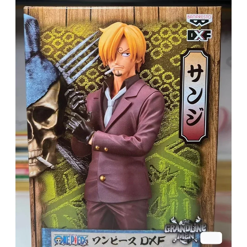 thumbnail image 1 of Figura de anime original de Bandai One Piece DXF Luffy Sanji Land of Wano Grand Line Figura de acción Juguetes para niños Modelo de regalo, 1 of 5