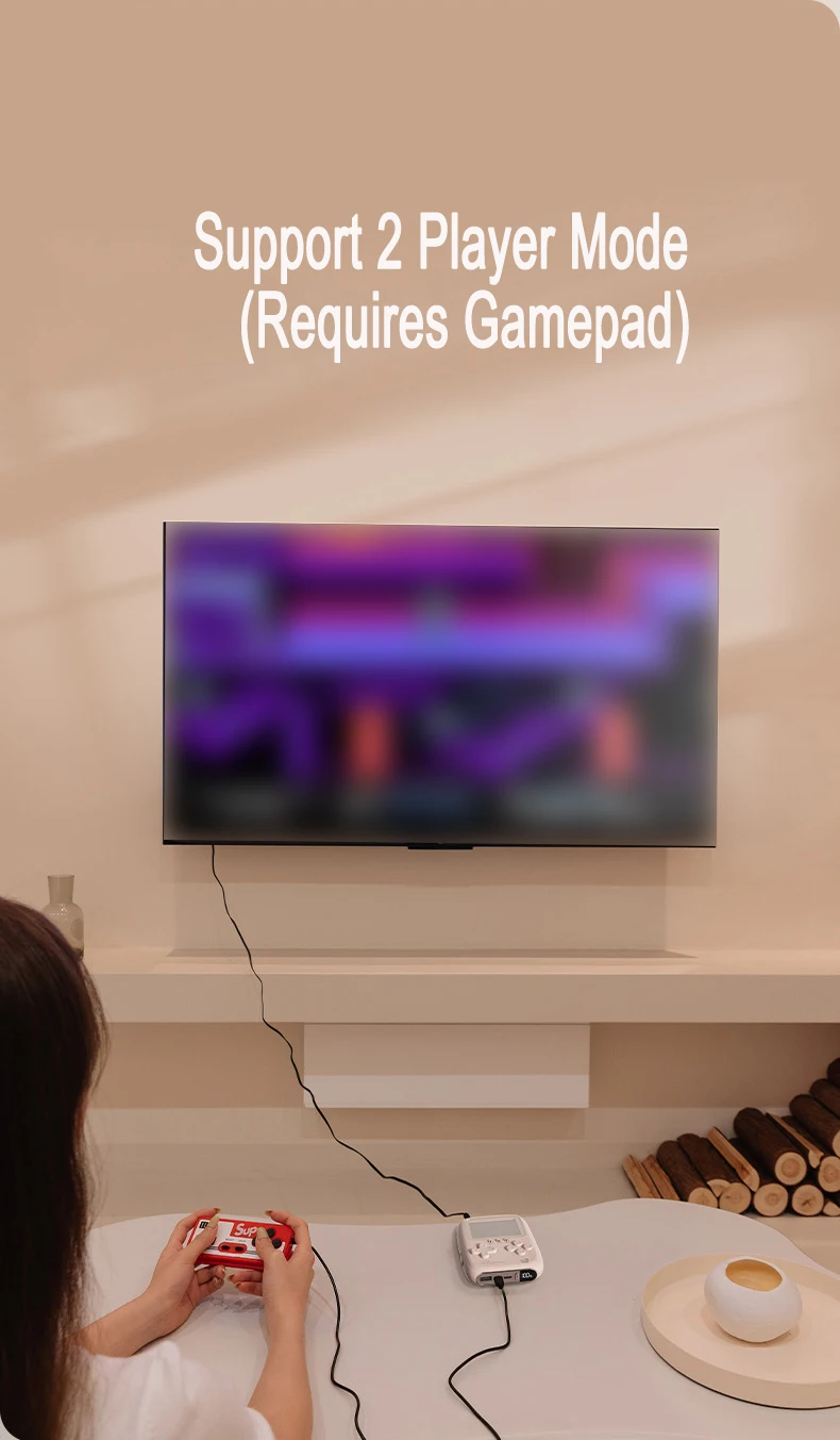 Console de Jeu Portable avec 500 Jeux Rétro-3