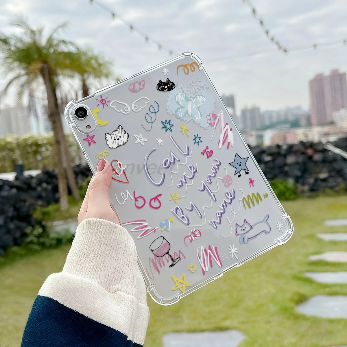 Transparent Silicone Tablet Case
