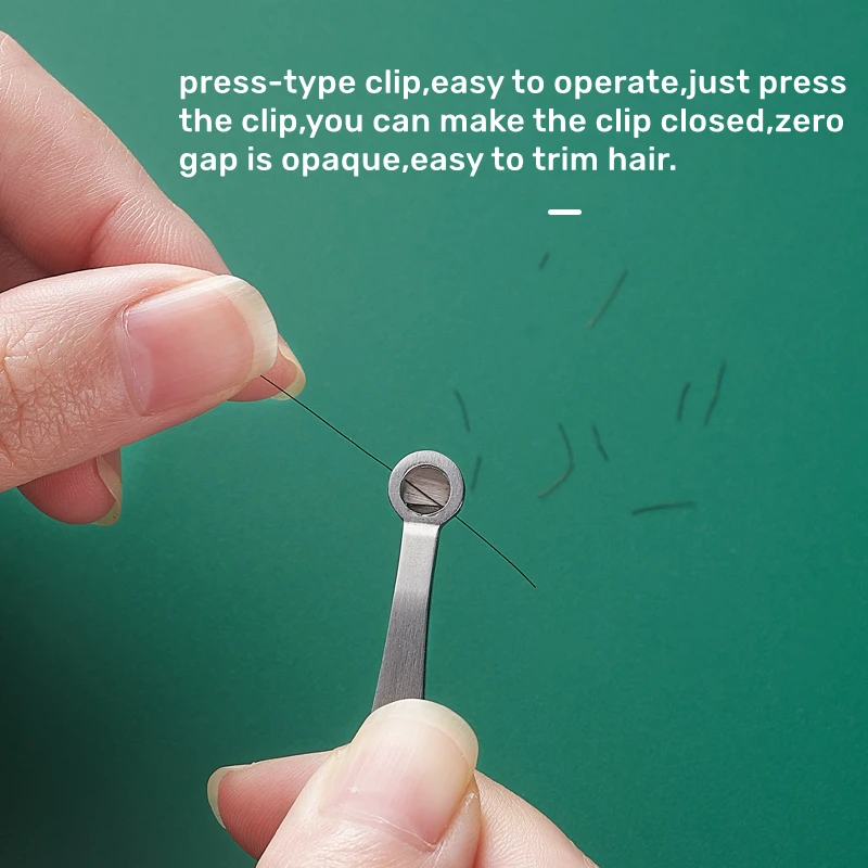 Manual Nose Hair Trimmer Stainless Steel Nose Hair Scissors Nose Hair Shears Circular Ring Design Scissor Men Women