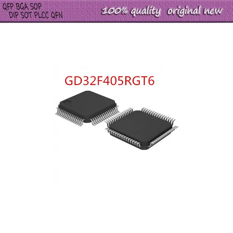 

NEW 2PCS/LOT GD32F405RGT6 GD32F405 RGT6 LQFP-64