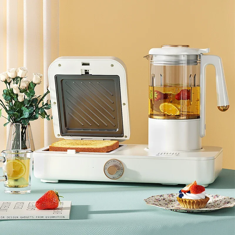 Maker Multifunctional Sandwich Multi-Purpose Waffle Toast Bread Multi-Functional Timer Home Multipurpose Breakfast Machine