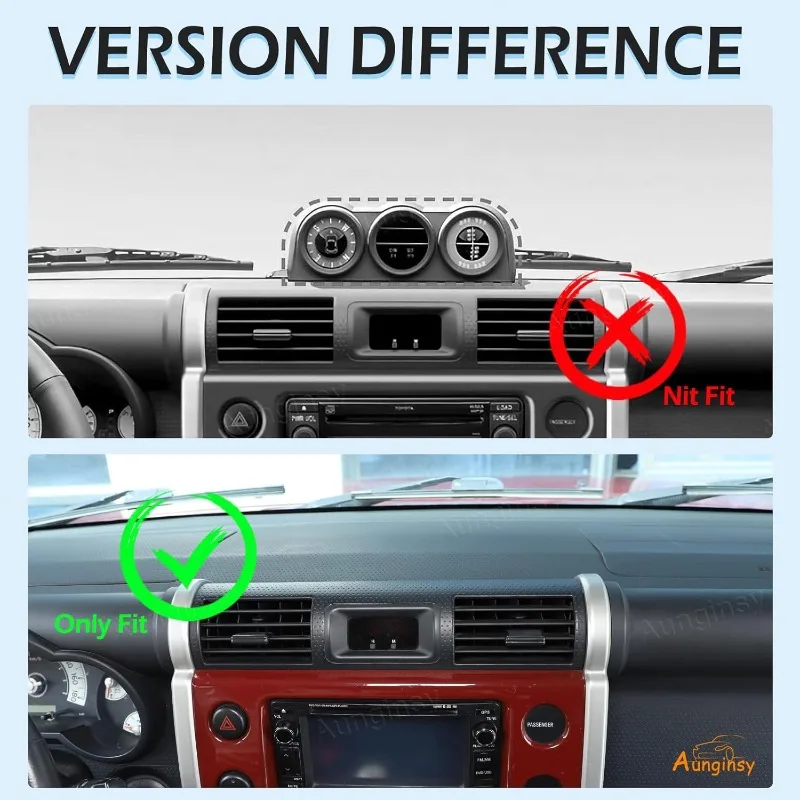 Toyota FJ Cruiser 2007-2021 자동차 센터 콘솔 대시 보드 보관함 대시 정리함 트레이 폰 홀더 인테리어 액세서리