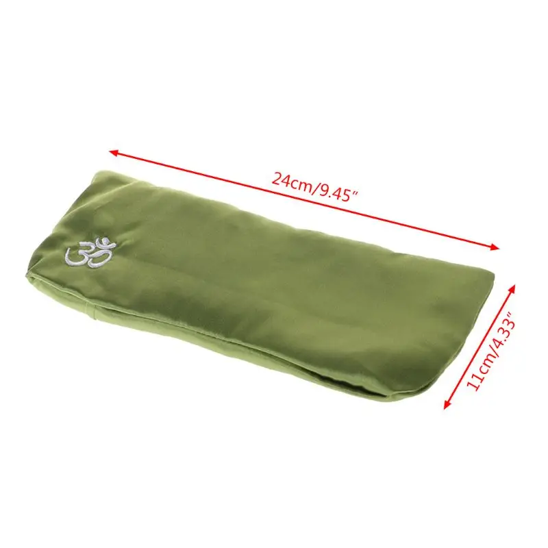 Yoga Eye Pillow Silk Cassia Seed Lavanda Massaggio Maschera Relax Aromaterapia
