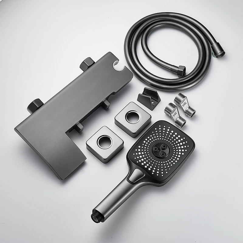 OXG Waterfall Brass Bathtub Faucet Bathroom Faucet Bath Shower Mixer Crane Digital Display Function for bathroom bathtub faucet
