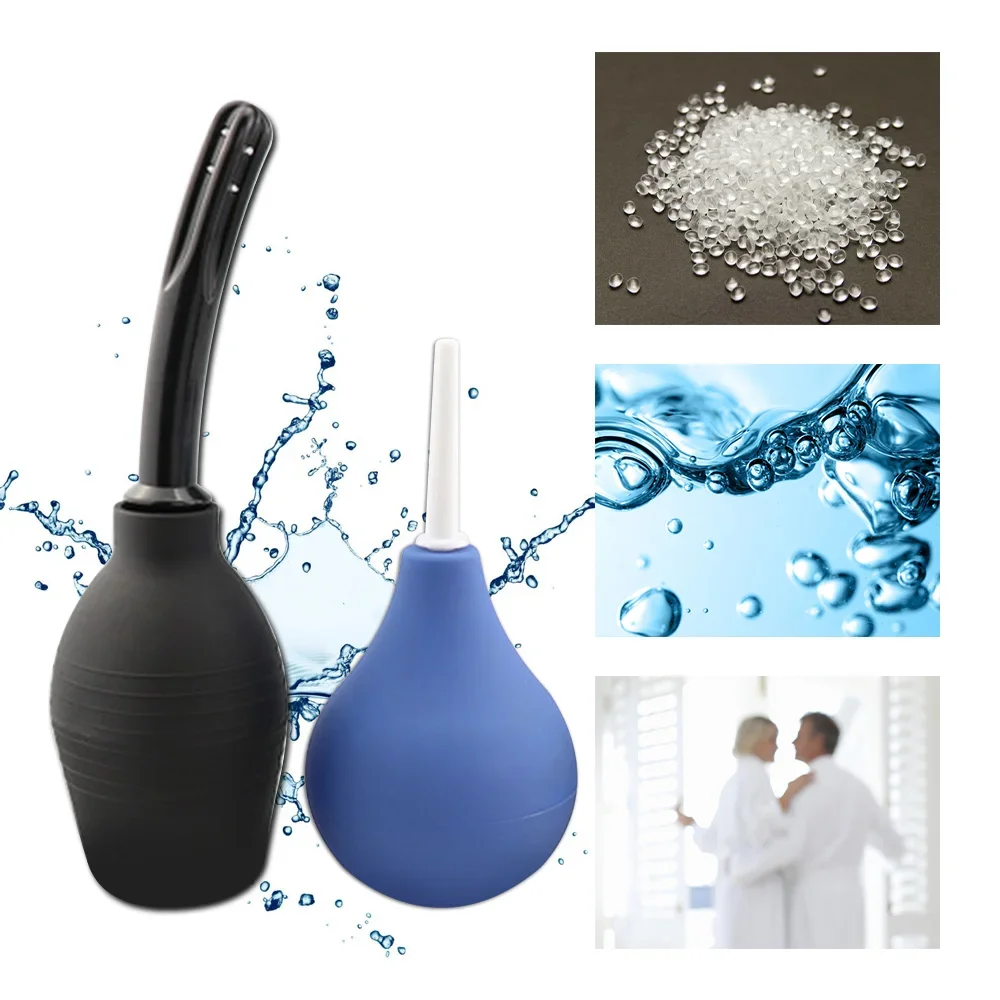 Anal Irrigator Enema Shower Kit Rectal Colon Irrigation Anus Cleaner Tip Nozzle Medical Materials Anal Wash for Women/Men 2