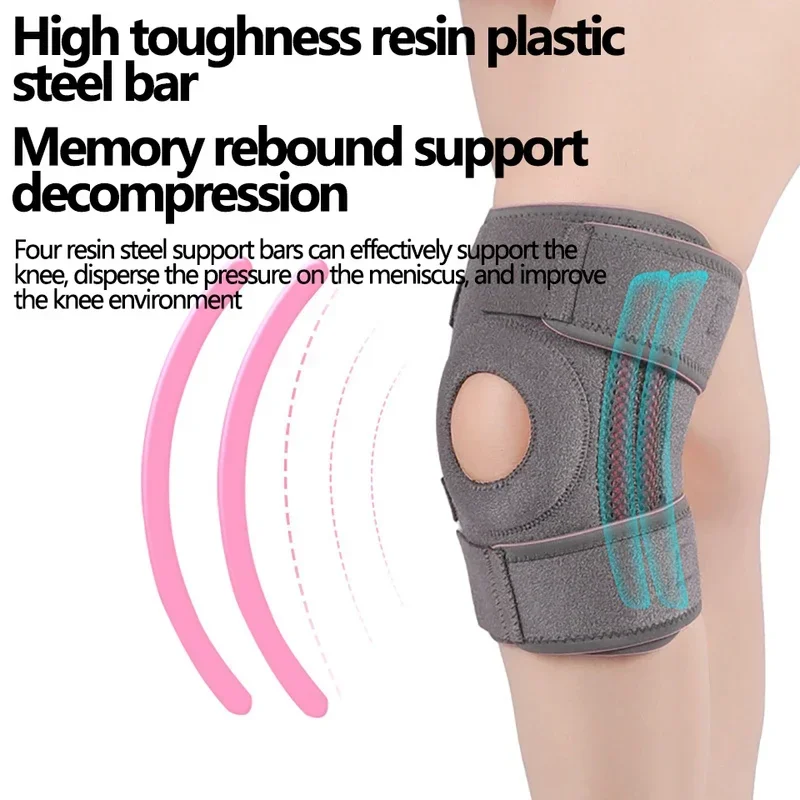 1PC Orthopedic Knee Pad Knee Brace Support Joint Pain Relif Patella Protector Adjustable Sport Kneepad Guard Meniscus Ligament